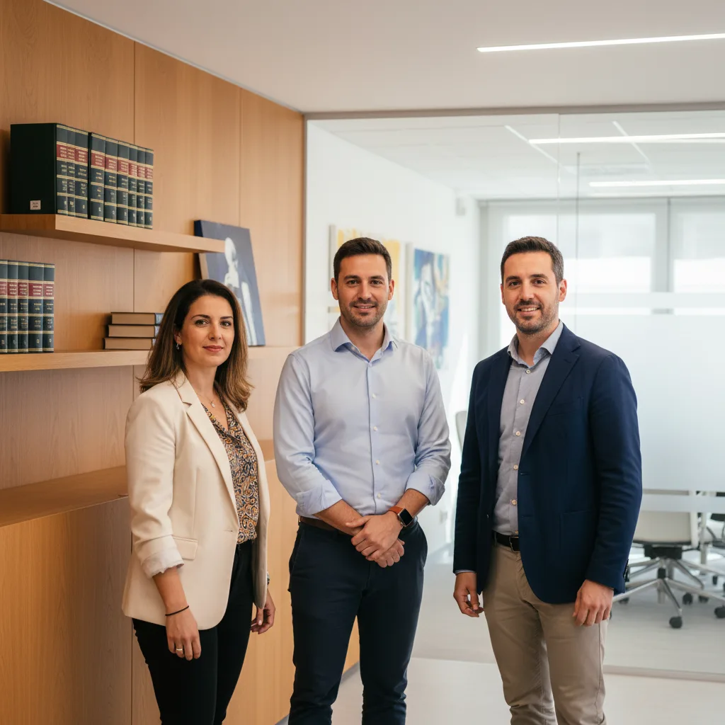 Equipo de abogados en el despacho de Passeig de Gràcia